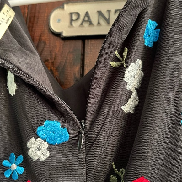 eShakti embroidered tulle overlay dress size 18 - Picture 6 of 12